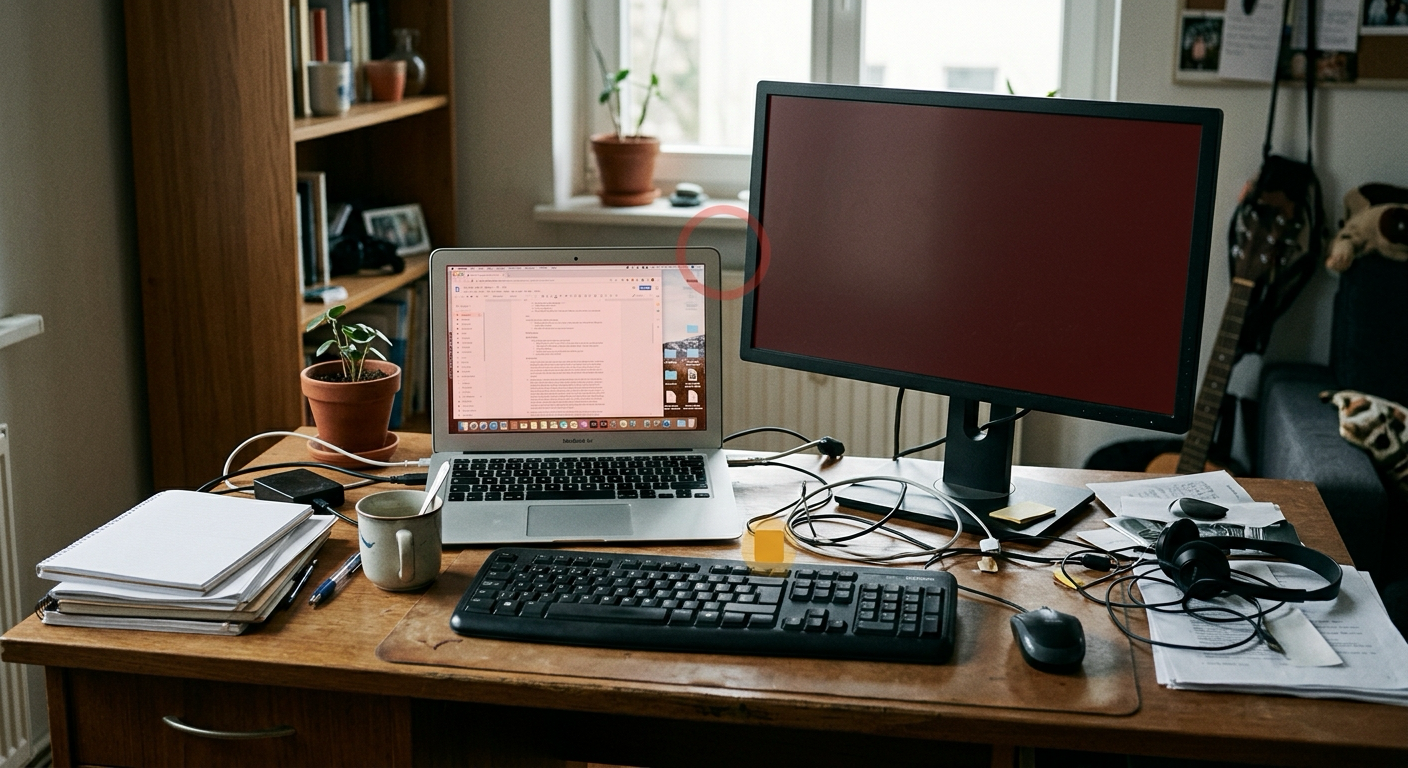 Problem workstation before improvements